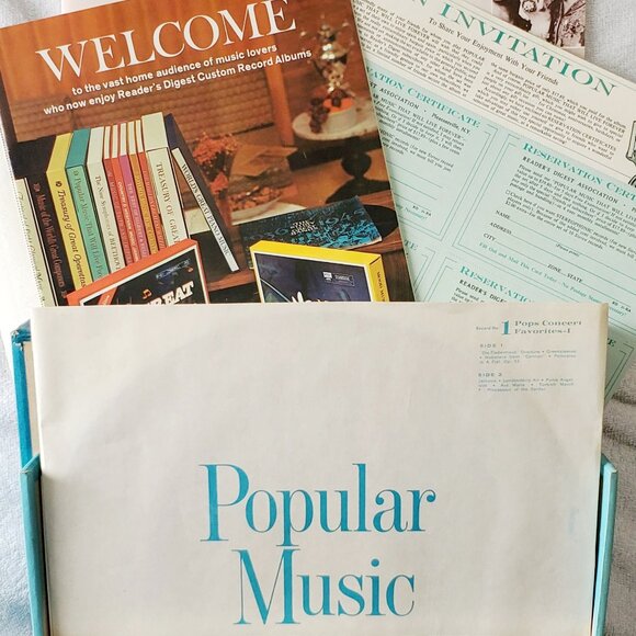 READER'S DIGEST "Popular Music That Will Live Forever" TEN 12" Vinyl LP- Box Set - Picture 7 of 14
